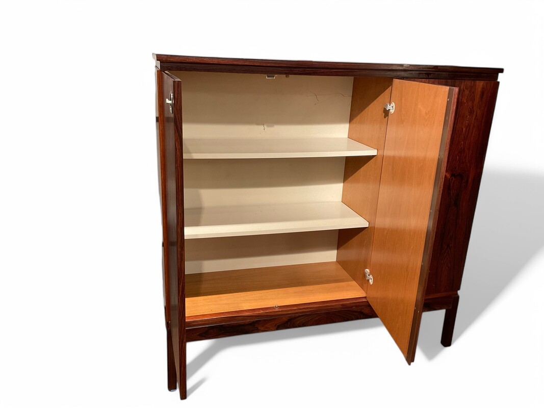 F  411 AS Exotic wood cabinet ca 1960