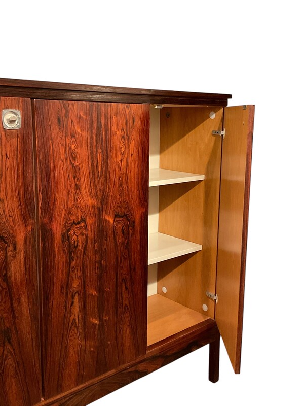 F  411 AS Exotic wood cabinet ca 1960