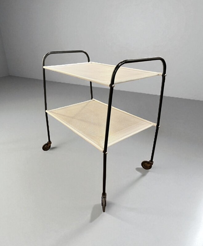 F 411 RP midcentury trolley att to Matégot, 1950’s
