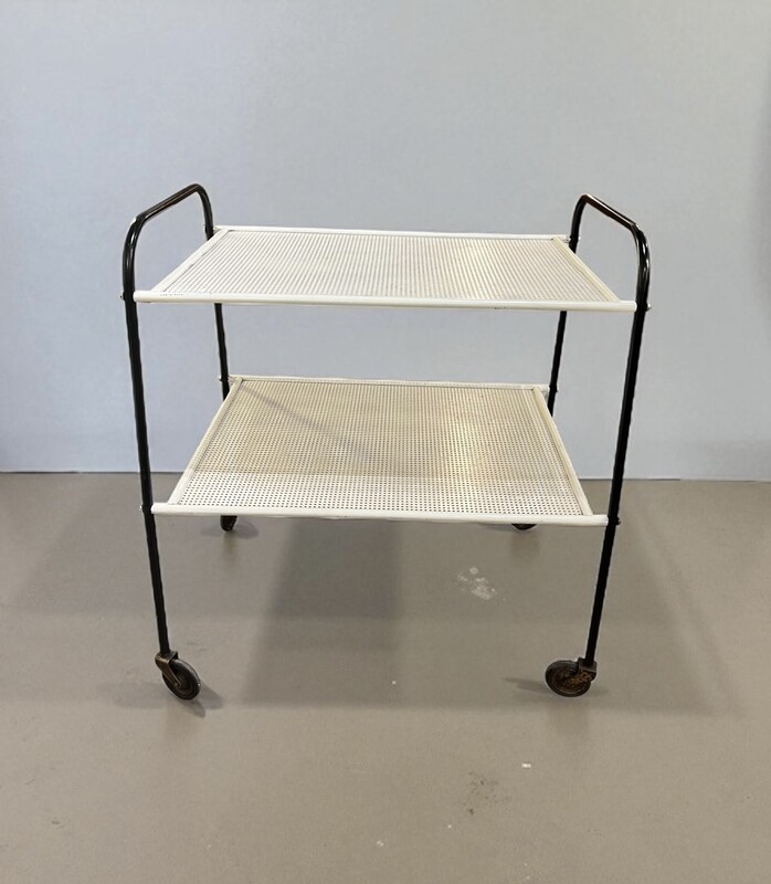 F 411 RP midcentury trolley att to Matégot, 1950’s