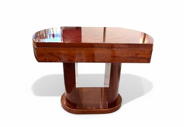 F 412 AS Art Deco coffee table, mahagony and rosewood,ca 1930, totally restored