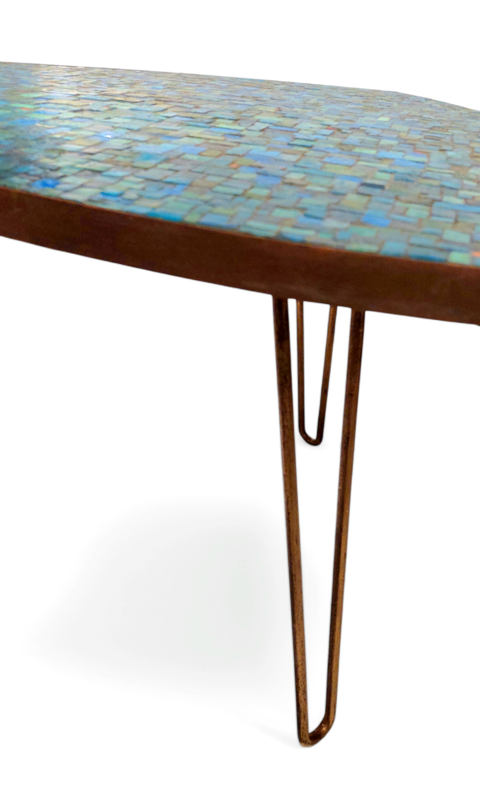 F 414 JC mosaic coffee table by Berthold Muller 1950s 