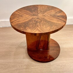 F 416 AS Art Deco « modernist »living room table,walnut, buffer polished