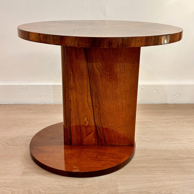F 416 AS Art Deco « modernist »living room table,walnut, buffer polished