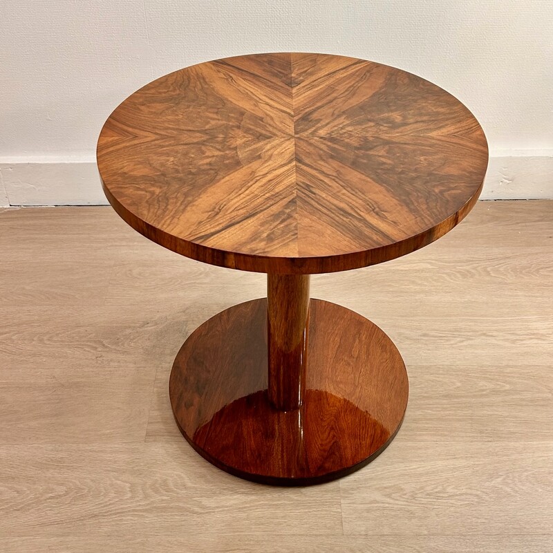 F 416 AS Art Deco « modernist »living room table,walnut, buffer polished