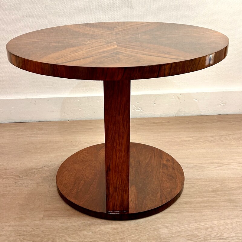 F 416 AS Art Deco « modernist »living room table,walnut, buffer polished