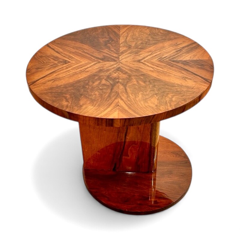 F 416 AS Art Deco « modernist »living room table,walnut, buffer polished