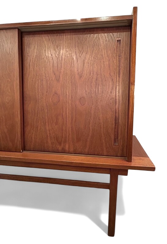 F 416 AS « Bar flottant », J.Batenburg, edition Mi Belgium, , teak, ca 1960