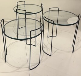 F 416 AV set of 3 nesting tables, Italy 