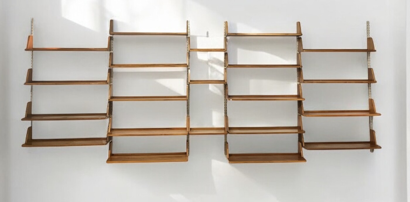 F 417 JD/RC adjustable wall unit system, 1950’s
