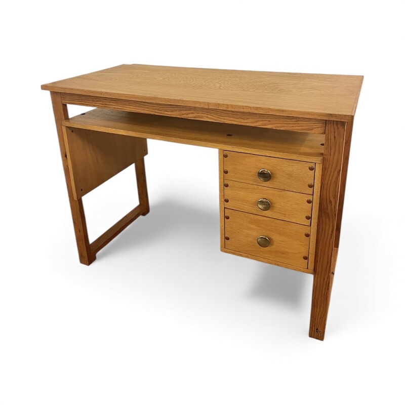 F 420 RP vintage oak desk, 1970’s