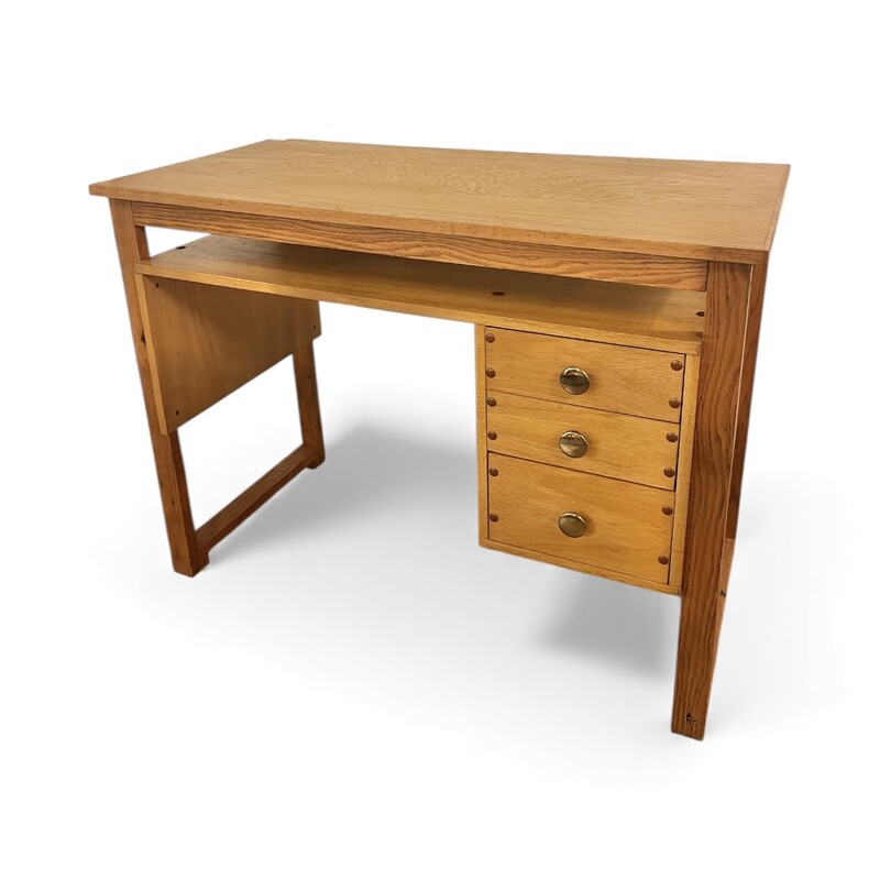 F 420 RP vintage oak desk, 1970’s