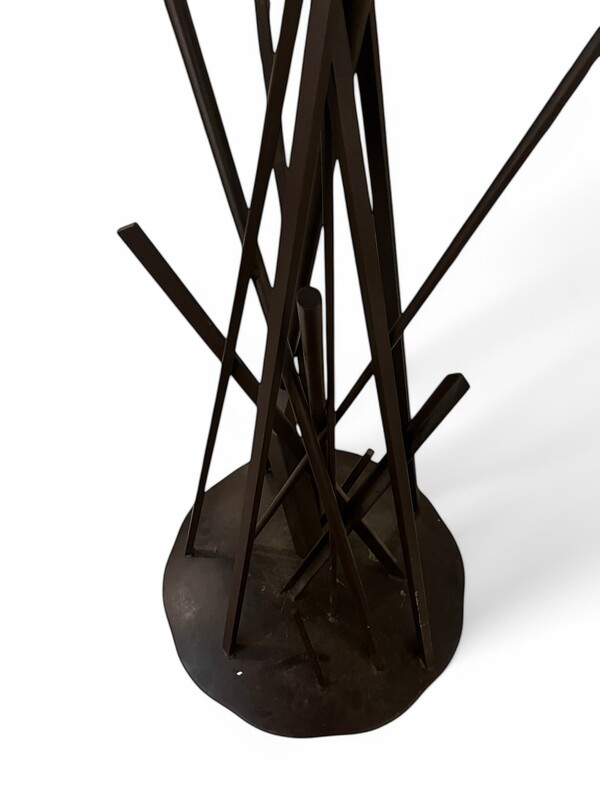 F 421 RR wrought iron coat rack with colored balls