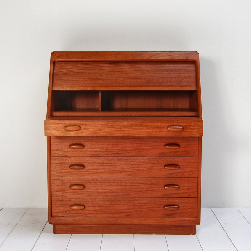 F 422 JC Teak Secretaire from Dyrlund, 1970s