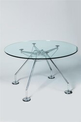 F 423 YD round dining table by Norman Foster, model « Nomos »  for Tecno 