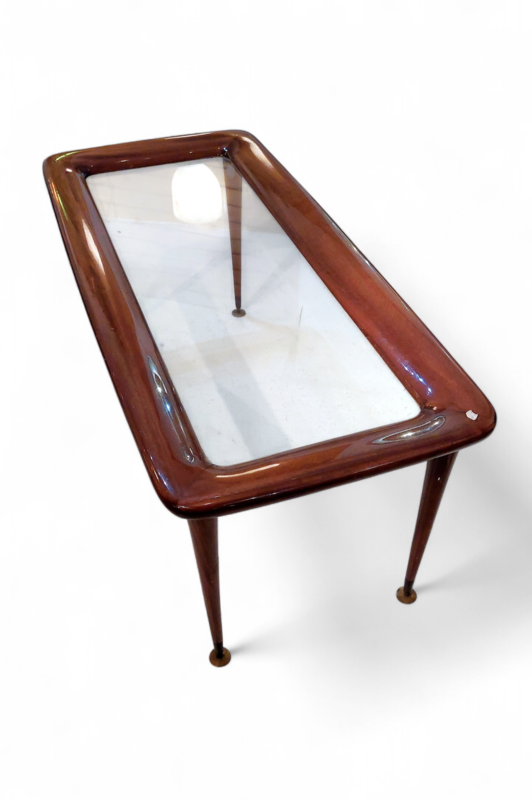 F 426 JC Mahogany Coffee table by Paolo Buffa Italy 1950s