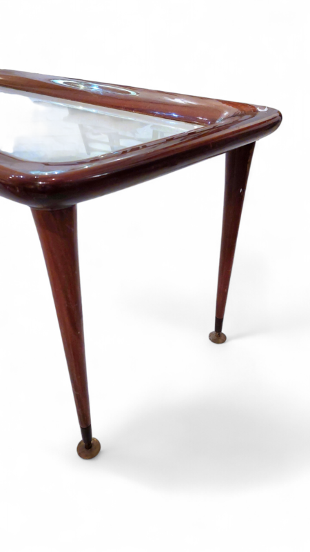 F 426 JC Mahogany Coffee table by Paolo Buffa Italy 1950s