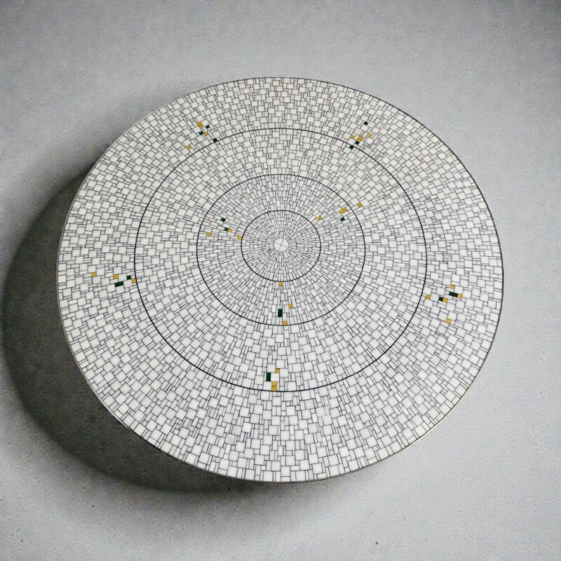 F 427 AG Coffee table mosaic glass by Berthold Muller