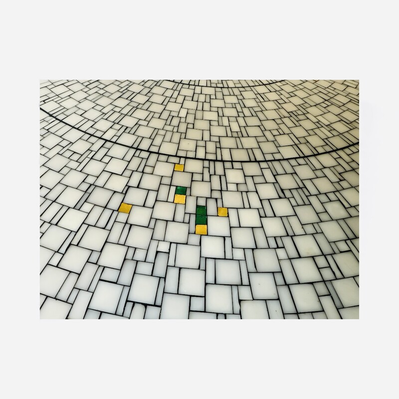 F 427 AG Coffee table mosaic glass by Berthold Muller