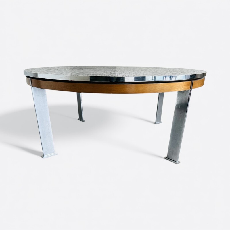 F 427 AG Coffee table mosaic glass by Berthold Muller