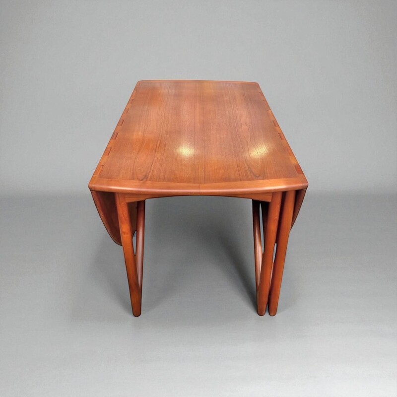 F 427 Oval Klap gateleg dining table by Kurt Ostervig, late 1960s 