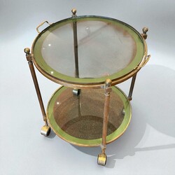 F 430 AS brass trolley with removable tray