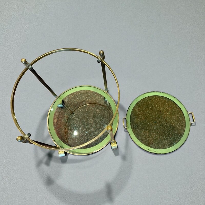 F 430 AS brass trolley with removable tray