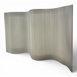 F 435 AV modulable aluminium tubular room divider 