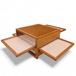 F 437 APO modulable coffee table by Bernard Vuarnesson