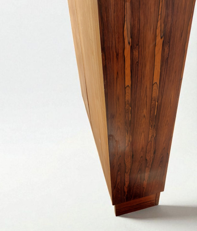 F 437 JC Vintage bookcase by Poul Hundevad in rosewood, Denmark 1970s