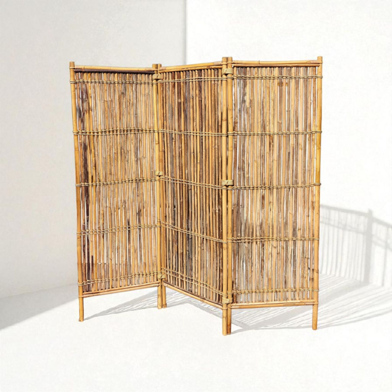 F 438 JC Vintage bamboo screen 1950s