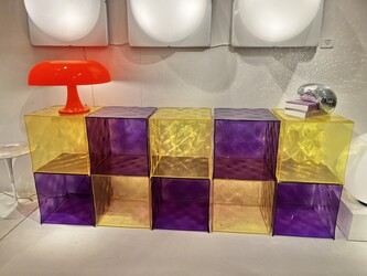 F 439 AV optic cubus composition by Kartell 