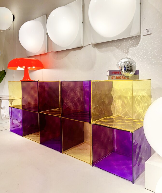 F 439 AV optic cubus composition by Kartell 