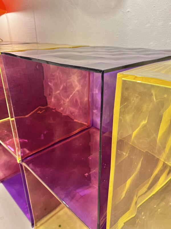 F 439 AV optic cubus composition by Kartell 