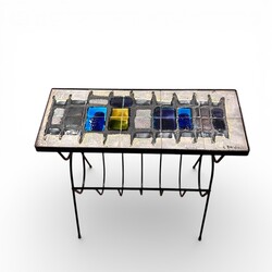 F 441 AS Side table/magazine holder Julien de Covemaeker edition Belarti, signed