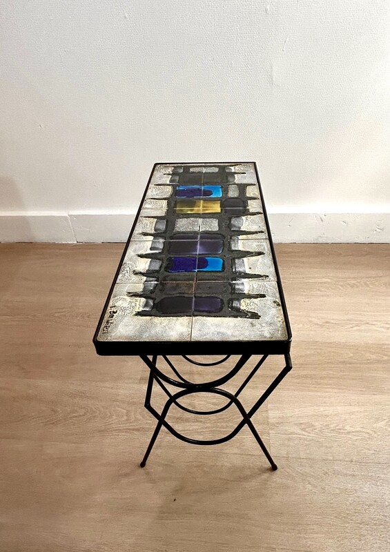F 441 AS Side table/magazine holder Julien de Covemaeker edition Belarti, signed