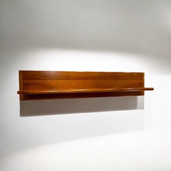 F 442 AG walnut wall shelf by Tobia Scarpa Ça 1980