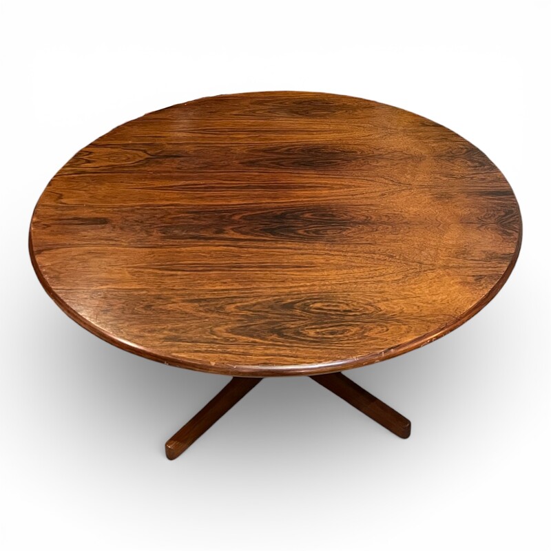 F 442 JD/RC round rosewood coffee table by Karl-Erik Ekselius, Sweden 1960’s