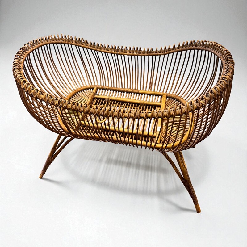 F 443 AG bamboo baby cradle 