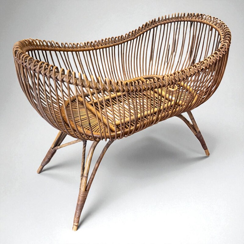 F 443 AG bamboo baby cradle 