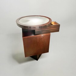 F 445 DAN constructivist modernist side table 