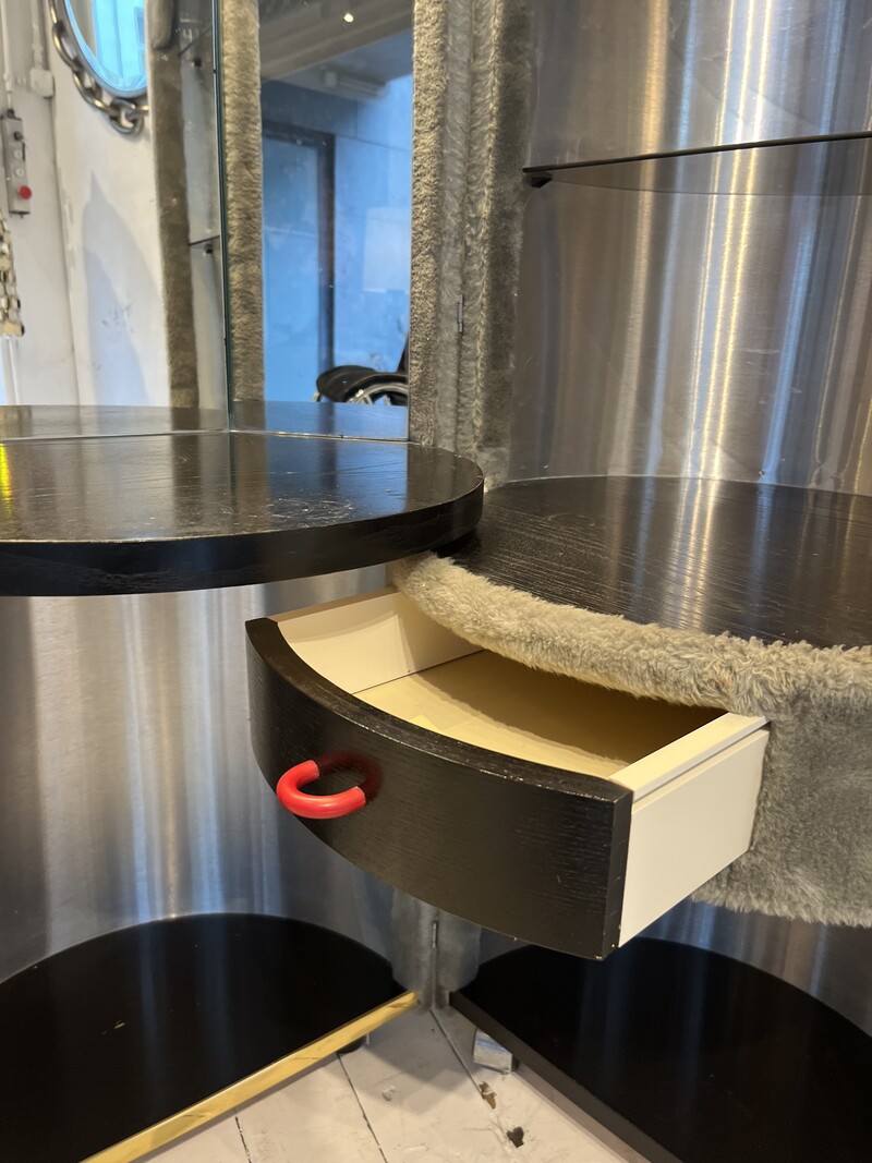 F 447 APO Poltrona Frau coiffeuse for Roche Bobois, 1960’s