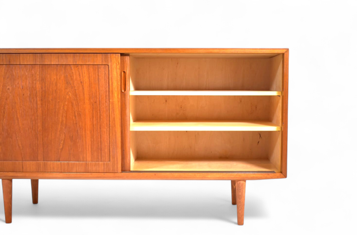 F 447 JC Teak sidebaord by Poul Hundevad, 1970s