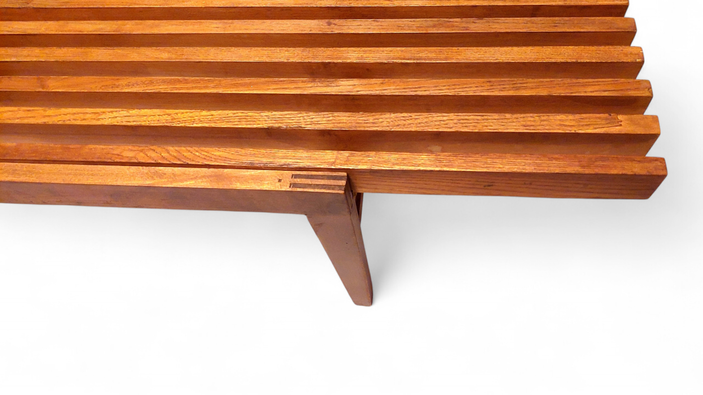 F 450 JC Pair slatted coffee tables 1960s