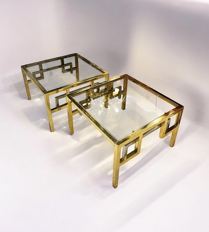 F 451 RD pair of side tables, 1970’s
