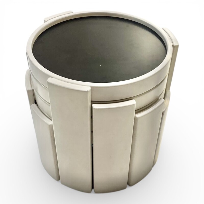 F 452 RD Nesting Table by Gianfranco Frattini, 1960s, Cassina