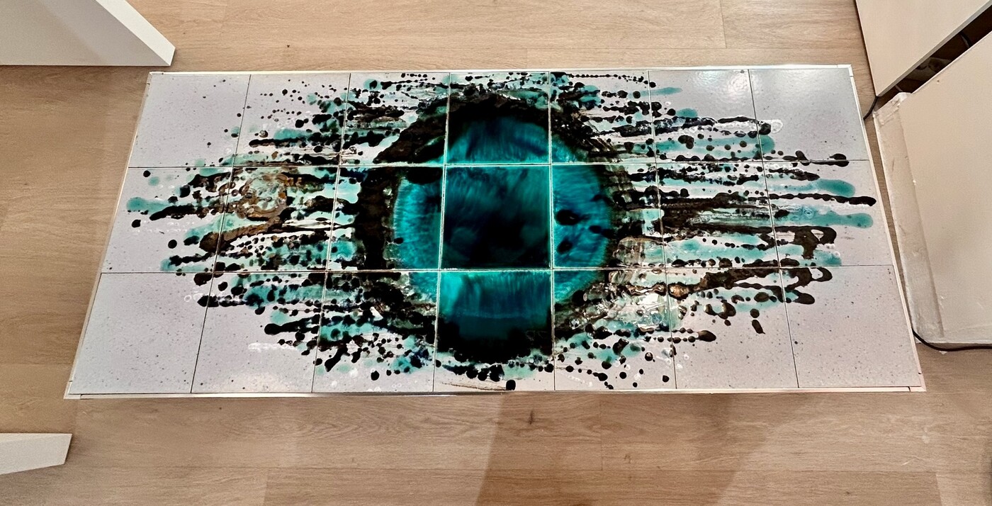 F 457 AS Ceramic side table 1960´s