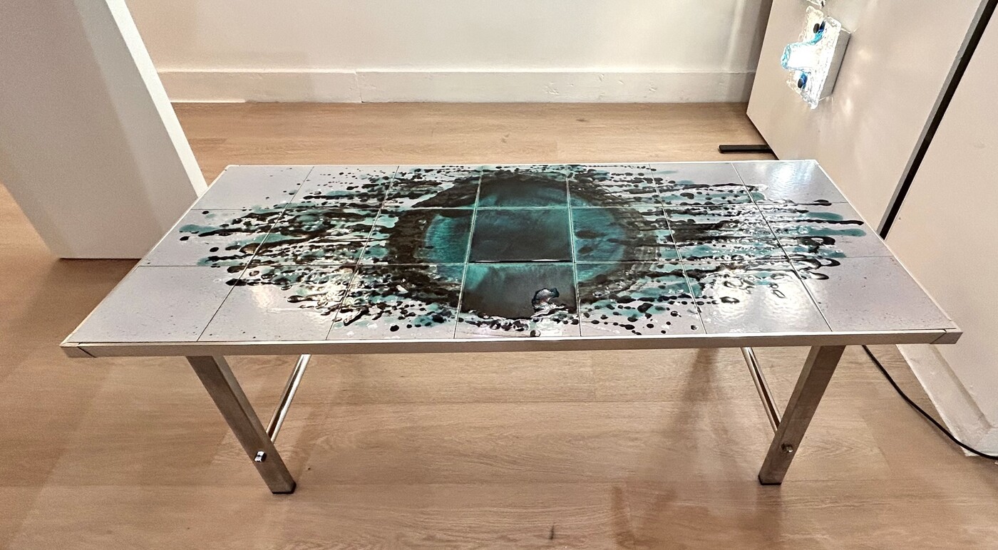 F 457 AS Ceramic side table 1960´s