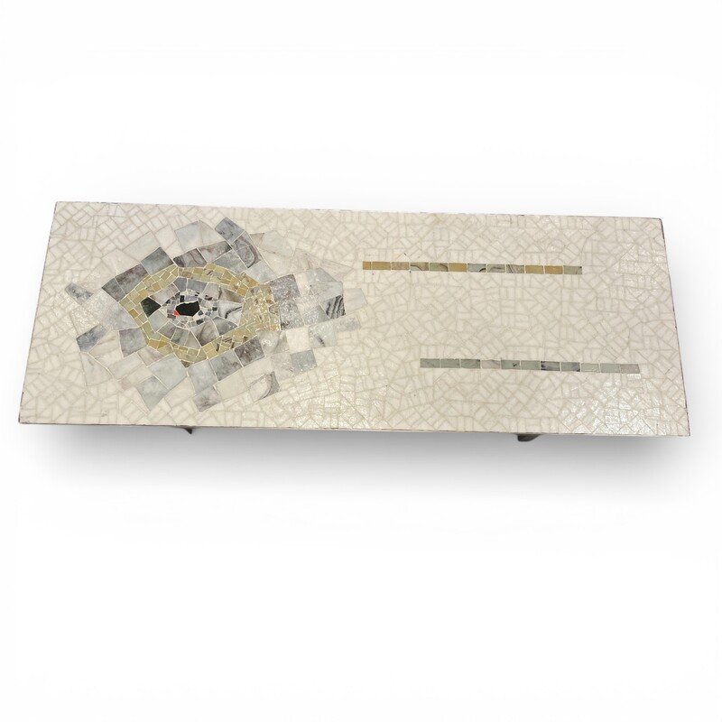 F 464 APO mosaic glass coffee table, 1970’s