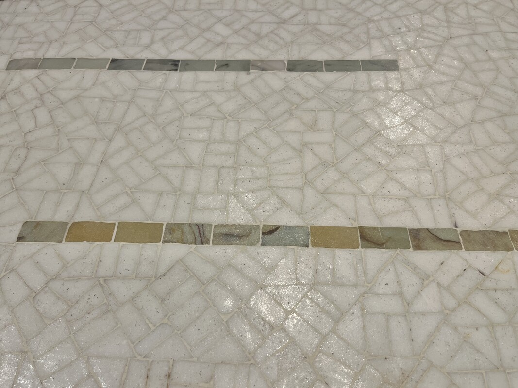 F 464 APO mosaic glass coffee table, 1970’s